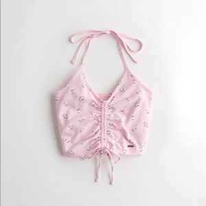 Hollister crop halter top